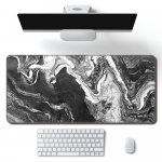 1 tk m&auml;nguri hiirematt, suur klaviatuuripadi 31,5 x 11,8 tolli topograafiline hiirematt Mustvalge hiirepadi anti-Sl-ga klaviatuuri jaoks 300*700*2mm