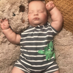 Elutruu 60 cm taass&uuml;ndinud v&auml;ikelapse nukk Joseph Pehmest riidest puuvillasest kehast vasts&uuml;ndinud beebide nukk T&otilde;eline k&auml;sitsi joonistatud juuksed Taass&uuml;nninukud Laste m&auml;ngukaaslane m&auml;nguasi beebinukk 60cm cloth body