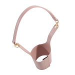 Kaasaskantavad korduvkasutatavad PU-nahast tassi varrukahoidja kohvitassi k&auml;eshoitavad varrukatopsihoidja rihmad must