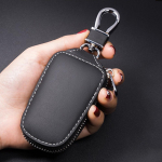 Universaalne mood nahast Smart Flip kaugjuhtimispult auto v&otilde;tmehoidja korpuse &uuml;mbris kate hoidik kott rahakott kaitsja v&otilde;tmehoidja must