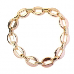 Lemmikloomaketi kaelarihm Geomeetriline ketir&otilde;ivastus Kuldne metallist lemmikloomade koerte kaelakee aas