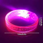 10pcs LED Light Up Wristbands Neon Glowing Luminous Bracelet Light Up Wristbands Glow in The Dark Party Wedding Favor Supplies roosa