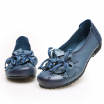 Naiste ehtsast nahast mokassiinid Naiste pidulikud balletikingad Naiste lillad mokassiinid Suur suurus 42 Sinised lillelised madalad kingad 225 sinine