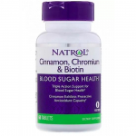 Natrol- Kaneel, Kroom ja Biotiin, 60 tabletti