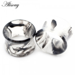 Alisouy 2TK l&auml;bipaistev sudu akr&uuml;&uuml;l &otilde;&otilde;nes topelt laienev k&otilde;rvatunnelid pistikud laiendaja venitusm&otilde;&otilde;turid augustamine keha ehted 8mm