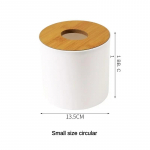 Plastikust kangakarp puidust kaas kandiline salvr&auml;tikuhoidja konteiner m&auml;rg salvr&auml;tikuhoidja kaasaegne kodune teelaud kaugjuhtimispuldi vahesein