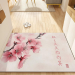 Sissep&auml;&auml;suukse Sissep&auml;&auml;su P&otilde;randamatt Veranda Uksematt Kodu Magamistuba Hiina Mustust H&uuml;lgav Vaip Voodipesu Saab L&otilde;igata Jalgealune Matt 40 * 60CM One Wipe Clean