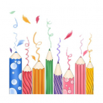 Lastetoa seinakleebis V&auml;rviline pliiatstr&uuml;kk Isekleepuv libisemisvastane Suurep&auml;rane kleepuvus Eemaldatav Laste Magamistoa Lasteaia Seinakaunistuse Kleebis mitmev&auml;rviline