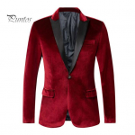 Kuldne sametine &uuml;likond mantel &uuml;he n&ouml;&ouml;biga rev&auml;&auml;rid pikkade varrukatega &uuml;likond jakk, v&auml;rviline &auml;ri ametlik pidulik &uuml;ler&otilde;ivad XXL