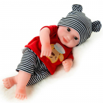 30 cm pestav elutruu pehme k&auml;sitsi maalitud simulatsioon Baby Reborn Doll Lapsed saadavad m&auml;ngunuku 30CM
