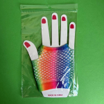 Vikerkaarev&auml;rvilised v&otilde;rkkindad Elastsed v&otilde;rkmaskeraad Hip Hop Seksikad V&auml;rvilised L&uuml;hikesed Keskmised Pikad Kindad One size