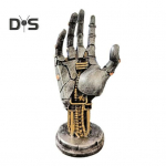 M&auml;ngukontrolleri hoidiku alus Cyberpunk mehaaniline k&auml;si lauaarvuti mobiiltelefoni k&otilde;rvaklappide riidehoidja vaigust m&auml;ngupuldi alus m&auml;ngutarvikute jaoks B