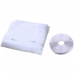 &Otilde;huluku aknatihend kaasaskantava kliimaseadme jaoks, 4 m painduv riidest tihendusplaadi aknatihend t&otilde;mbluku ja kiire liimiga 300cm valge