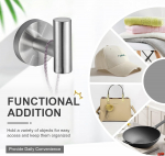 Kleepuv vannitoa riistvara Aksessuaarid K&auml;ter&auml;tikuivati ​​WC-paberi jaoturi hoidik Seinamantli konksud K&auml;ter&auml;tikuivati ​​R&otilde;ngaste riidepuu komplekt