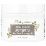 Mild By Nature, Orange Bergamot Body Butter, 2 oz (57 g) white