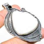 Scolecite, Spinel Handmade 925 Sterling Silver Gift Pendant 2.84 a0h49