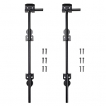 12-tolline aiav&auml;rava riiv Metallist kepppolt v&auml;rava langetusvarras ilmastikukindlate v&auml;ravalukkude komplekt puidust aedade &uuml;he- v&otilde;i kahekordsete v&auml;ravate jaoks 12Inch 1pc