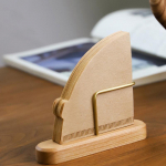 Puidust kohvifiltri hoidiku alus V60 paberfiltri hoidiseks ventilaatorikujulise paberi jaoks. Kodu Kohvitarvikud Barista T&ouml;&ouml;riistad