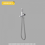 Must Vannisegisti Du&scaron;iga Seinale Paigaldatav Messingist P&ouml;&ouml;ratav Vanni V&auml;ljavooluotsik K&auml;sidu&scaron;iga Vannitoa Kuum ja K&uuml;lm Vannisegisti