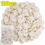 New Disposable Finger Covers Natural Latex Non-slip Anti-static Gloves Fingertips Protector Fingers Cots Nail Tools Thumb Caps Length- 6.5cm