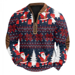 Meeste talvine pandlaga dressipluus Meeste tr&uuml;kitud meeste kampsun XXXL