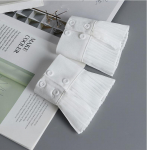 Valge v&otilde;lskrae naistele eemaldatavad kraed mansett pitsist valekraed naiste p&uuml;stkrae eemaldatav kunstkraega poolpluus riiete aksessuaarid