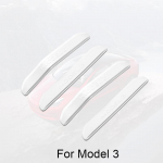 4 tk Tesla Model Y mudeli 3 autoukse kokkup&otilde;rkevastase riba jaoks ABS v&auml;rviga kere kriimustusvastase kleebise muutmise tarvikud