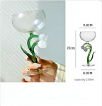 Maikellukese Lille Klaasist Karikas Pokal Joogin&otilde;ud Kohvikruus Kuumakindel Punase Veini Pudel Vesi &Scaron;ampanja Joogin&otilde;ud 250ml