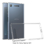 Kriimustuskindel TPU + akr&uuml;&uuml;list kaitse&uuml;mbris Sony Xperia XZ1 jaoks puhas