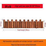 V&auml;liskorrosioonivastane puidust aiatara lillepeenarde ja kaunistuste jaoks Carbonized