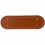 Pu-nahast koti p&otilde;hi koos 4 neediga ovaalse koti p&otilde;hjaga, kulumiskindel tugev vastupidav kotip&otilde;hi heegeldatud kudumiseks k&auml;ekoti p&otilde;hjaosa pruun