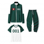 230 001 007 Dressipluus Cosplay Kost&uuml;&uuml;m Korea Unisex Jakk L&uuml;hikeste Varrukatega &Uuml;laosa Jooksup&uuml;ksid 3-osaline Dressipluusikomplekt XL C