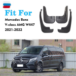 FOR Mercedes Benz V-Class W447 AMG Poritiib Poritiivad Kaitse Pritsmekaitse Porilapp Auto Tarvikud Auto Stiil Ees Taga 4tk W447 AMG gray