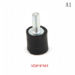 M3 M4 M5 M6 M8 kummist amortisaatori vibratsioonivastane isolaator Kinnitused poolid A1