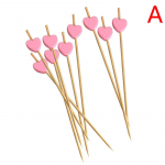 100 tk/kott/kott s&uuml;da, bambusest toiduvalik Rootsi lauaga tassikoogid puuviljakahvliga koogi magustoidupulgad A