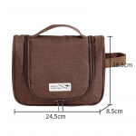 Beilian Kaasaskantav Suure Mahutavusega Reisitualettarvete ja Kosmeetikakott Riputamisv&otilde;imalusega pruun