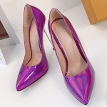 Seksikad K&otilde;rge Kontsaga Kingad Naiste Luksuslikud 2024 Suur Suurus 45 46 Lakknahast Roosa Lilla Naiste Kontsaga Peo Pulma Kontori Kingad Daamid 36 lavendel