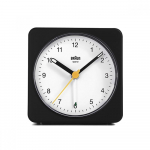 Braun Bc03bw Klassikaline analoogkell Crescendo &auml;ratusefunktsiooniga, madala m&uuml;ratasemega, avalik lauaarvuti kell BC03BW