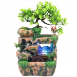 Kontori Kodu Laua Peal Veejuga Dekoratsioon L&otilde;&otilde;gastus Meditatsioon Lauafont&auml;&auml;n Loovad Pehmed Tuled Voolava Vee Kaunistused