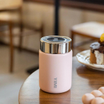 316 roostevabast terasest minitermos kohvitass, 12 oz lekkekindel vaakumisolatsiooniga veepudel reisimiseks, telkimiseks, kontorisse 230ML roosa