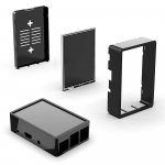 Uus 3,5-tolline SPI LCD-ekraan puuteekraaniga musta &uuml;mbrisega Raspberry Pi 3B+ 3B jaoks