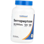 Serrapeptaas, Serrapeptase 40000, Nutricost 120kaps (72647021) 120caps