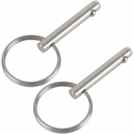 7,8 mm mereklassiline 316 roostevaba teras kiirkinnitusega kuulkinnitusega tihvt paadi bimini katuse tekihinge jaoks, mereriistvara, paaditarvikud 2pcs