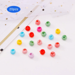 Lovely Beads juuksen&otilde;el t&uuml;drukutele Candy Colors Plastic mini juukseklambrid Barrette 20PCS