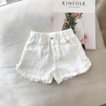 Suvi Uued Lasteriided &Uuml;hev&auml;rvilised Beebi T&uuml;drukud P&uuml;ksid Vabaaja valged Teksad L&uuml;hikesed p&uuml;ksid Lapsed V&auml;ikelaste Teksad L&uuml;hikesed p&uuml;ksid 100