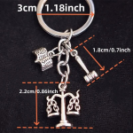 Tasakaalu, kohtuniku ja raamatu v&otilde;tmehoidja advokaadile, seljakoti ripats, k&auml;sitsi valmistatud isetehtud kotitarvikud