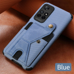Rahakott Klapp Kaardihoidja S&uuml;sinikkiust Telefoni&uuml;mbris Xiaomi Redmi Note 11 10 Pro 11S S Prime POCO X3 NFC Mi 11 Lite Nahast Kate Redmi Note 11S 4G sinine