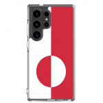 Coque T&eacute;l&eacute;phone &ndash; Samsung &ndash; Galaxy S10 &ndash; Drapeau Groenland &ndash; Souple &ndash; mitmev&auml;rviline