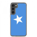 Coque T&eacute;l&eacute;phone &ndash; Samsung &ndash; Galaxy S23 Ultra &ndash; Drapeau Somalie &ndash; Souple &ndash; mitmev&auml;rviline