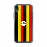 Coque pour iPhone - PIXELFORMA - iPhone XR - Drapeau de l'Ouganda - Design fin et l&eacute;ger - Silikoonist supp